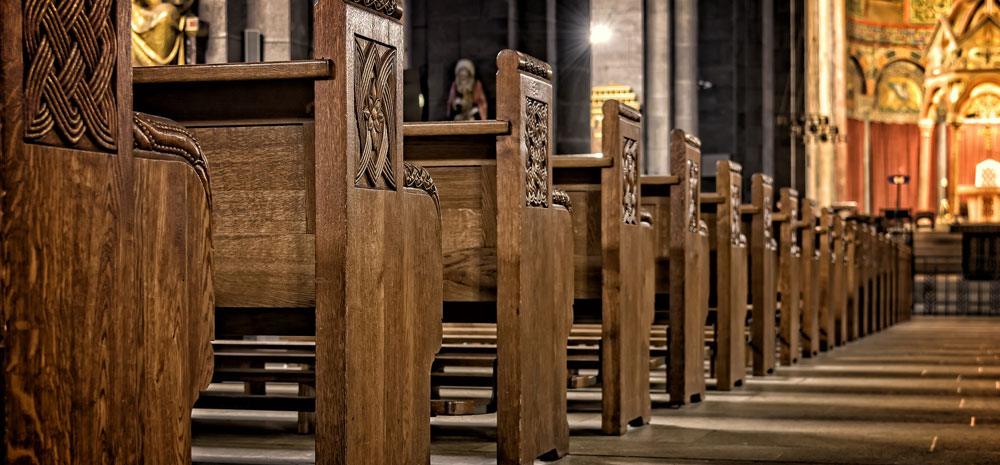 Image of church pews
