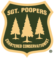 Sgt. Poopers® Chartered Conservationist badge
