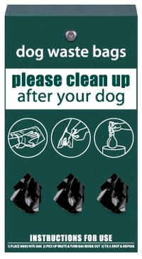 3-roll poop bag dispenser