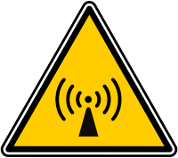Image of EMF warning symbol