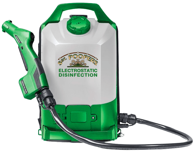 Electrostatic backpack sprayer