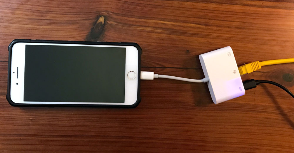 lightning ethernet usb adapter
