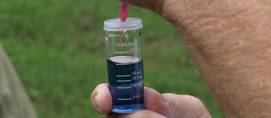 Each water reaction test has to be performed with care.