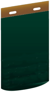 Sheef of dog waste mitten style bags