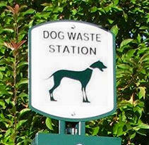 waste station sign